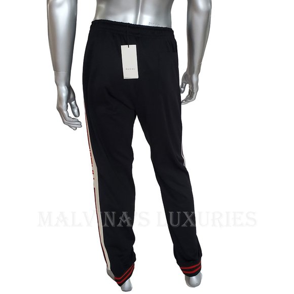 GUCCI PANTS MENS TRACK LOGO LOUNGE TROUSERS WEB TECH sz XXXL - Picture 7 of 16